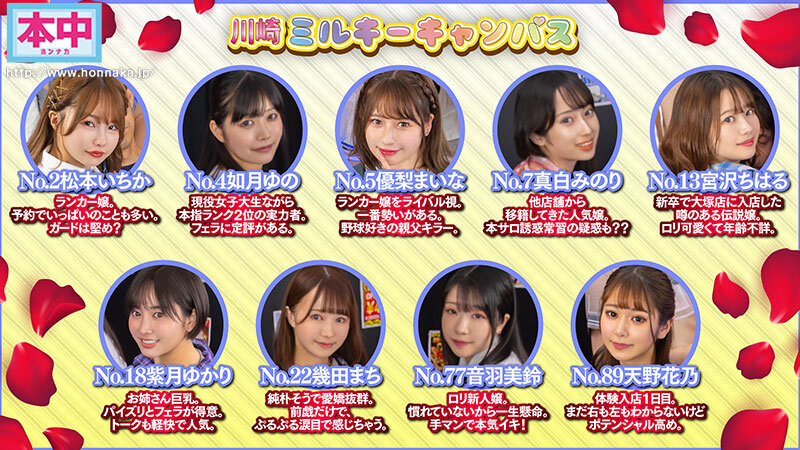【人気配信旬報 マニア向け情報館】【VR】夢のピンサロ10回転コース 9人のピンサロ嬢と入れ替わりノンストップ10回転 この中で中出しできる女の子は誰だ！？ ピンサロインフルエンサー300回さん監修 花びら10回転実話を再現 画像2
