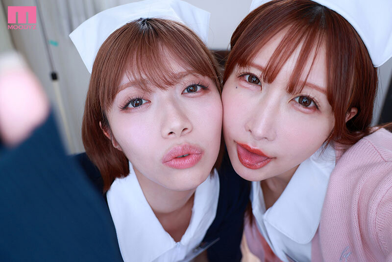 【人気配信旬報 マニア向け情報館】【VR】癒しとエロスの女神 おっとり先輩ナースうんぱい 愛と勇気が友達 ちゃきちゃき後輩ナース石原希望 性格正反対のえちえちご奉仕ナース2人が入院生活の不安も溜まったザーメンもぜ~んぶ取り除いてくれる絶対に退院したくないハーレム性処理病棟 画像8