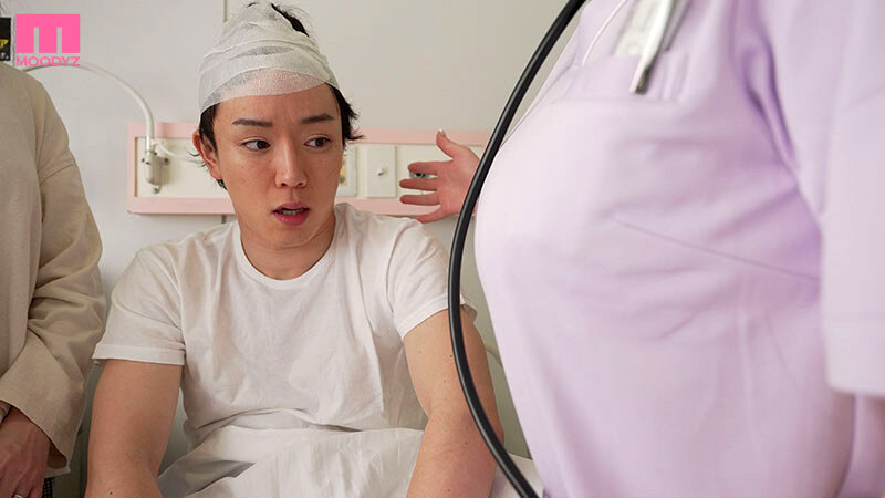 【人気配信旬報 マニア向け情報館】妻よりはるかにデカい爆乳Qカップで挟射堕ちさせられた 世話焼きパイズリナース密着NTR看護 Himari 画像9